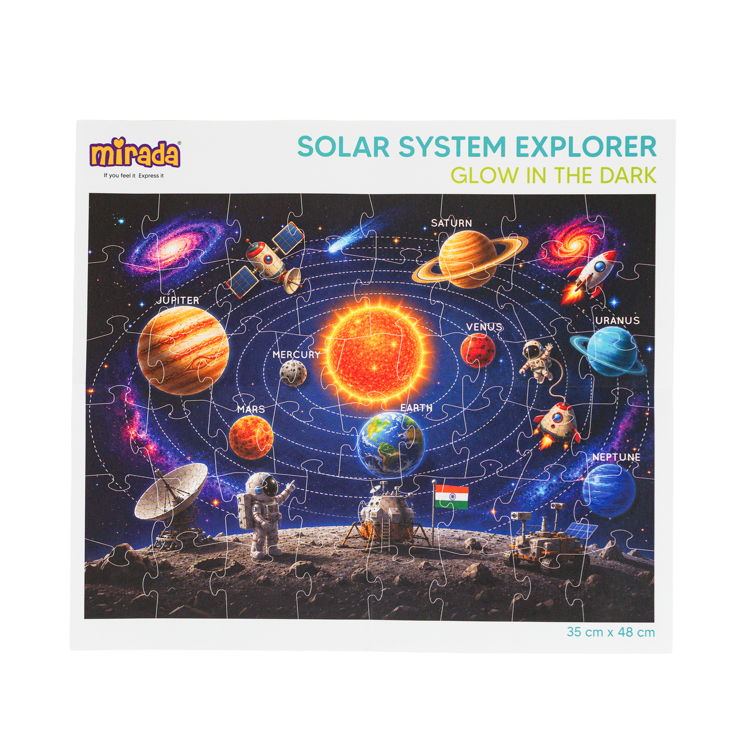Mirada Glow in the Dark  Solar System Explorer