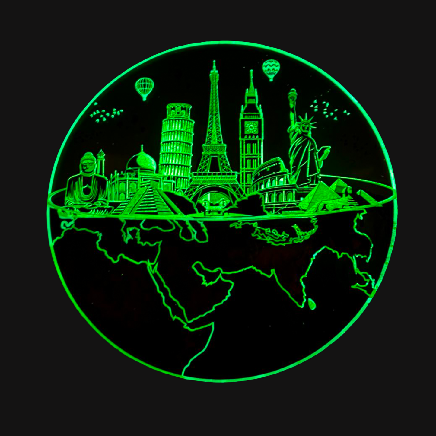 Mirada Glow in the Dark World of Monuments