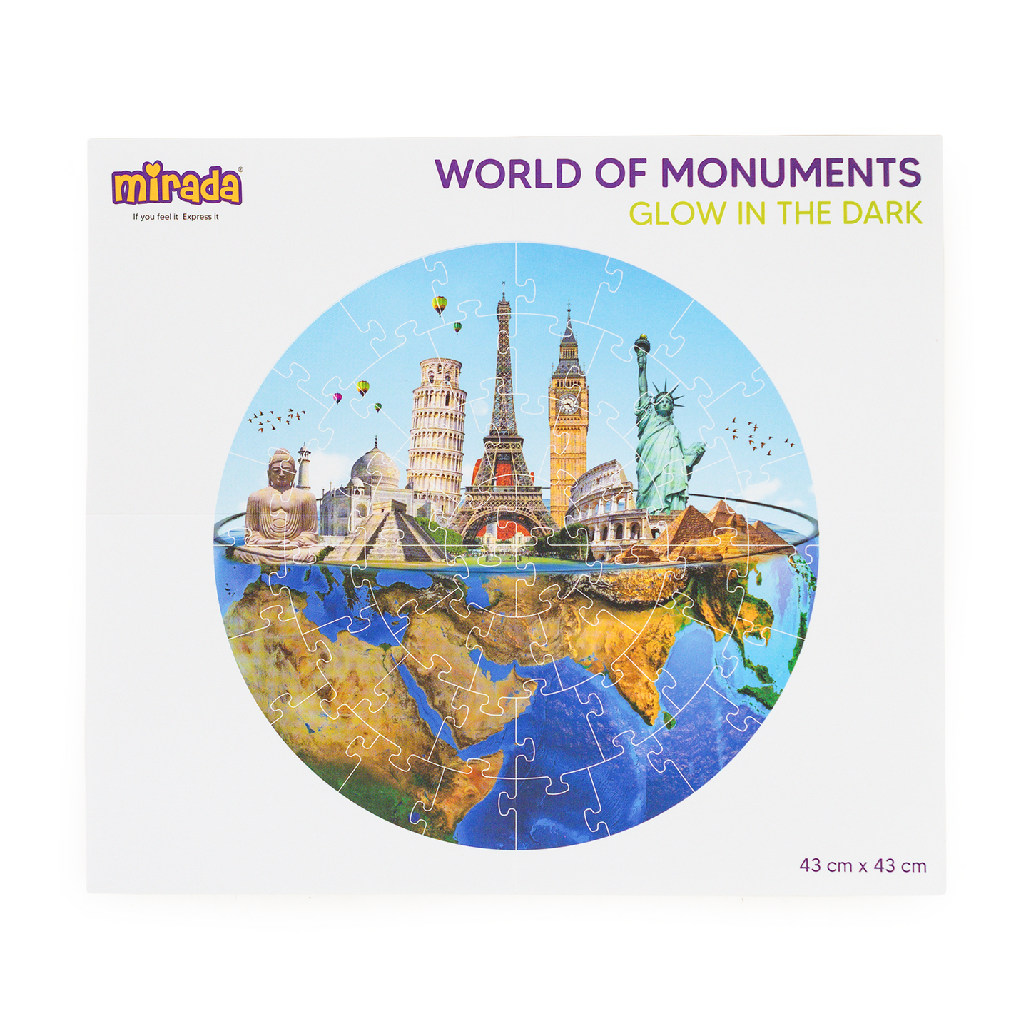 Mirada Glow in the Dark World of Monuments