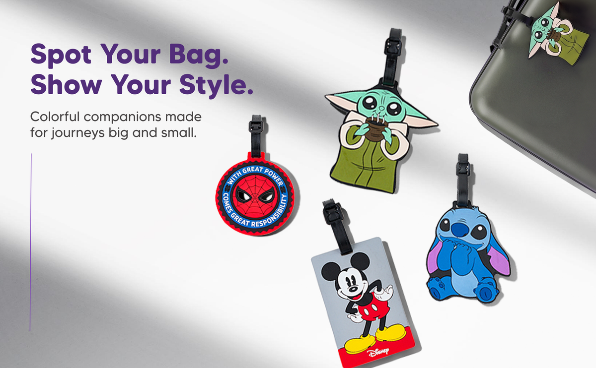 Mirada Marvel Spiderman Luggage Tag