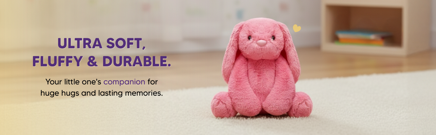 Mirada Bunny Toy - Coral – 35cm