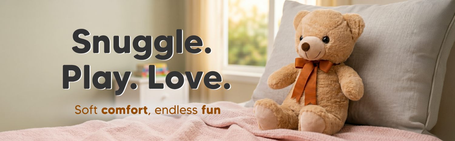 Mirada Beige Jumbo Bear Plush Toy – 40cm