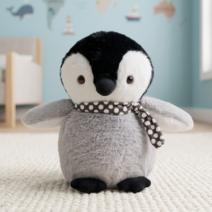 Mirada 23cm Standing Penguin with Scarf