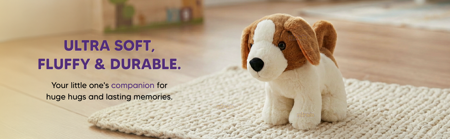 Mirada Standing Beagle Dog Toy – 25cm