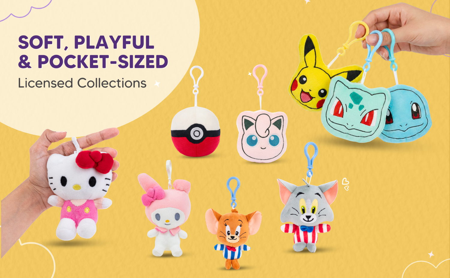 Mirada Sanrio Hanging My Melody Bagclip – 12cm