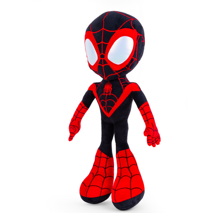 Mirada Marvel Black Spider-Man Huggable Plush Toy – 50cm | Official Licensed Large Soft Stuffed Superhero Toy for Kids & Boys | Big Cuddly Symbiote Suit Character | Great Gift for Birthday & Bedtime