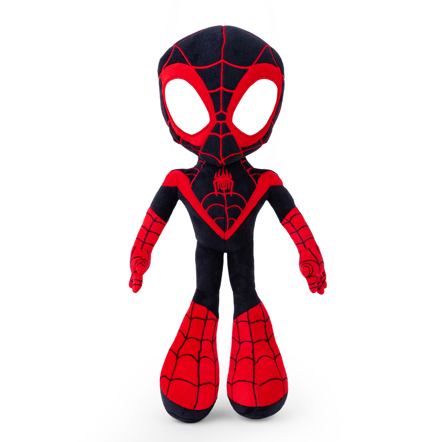 Mirada Marvel Black Spider-Man Huggable Plush Toy – 50cm | Official Licensed Large Soft Stuffed Superhero Toy for Kids & Boys | Big Cuddly Symbiote Suit Character | Great Gift for Birthday & Bedtime