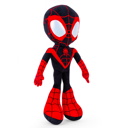 Mirada Marvel Black Spider-Man Huggable Plush Toy – 50cm | Official Licensed Large Soft Stuffed Superhero Toy for Kids & Boys | Big Cuddly Symbiote Suit Character | Great Gift for Birthday & Bedtime