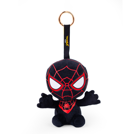 Mirada Marvel official Black SpiderMan Bag Clip Plush Toy – 12cm