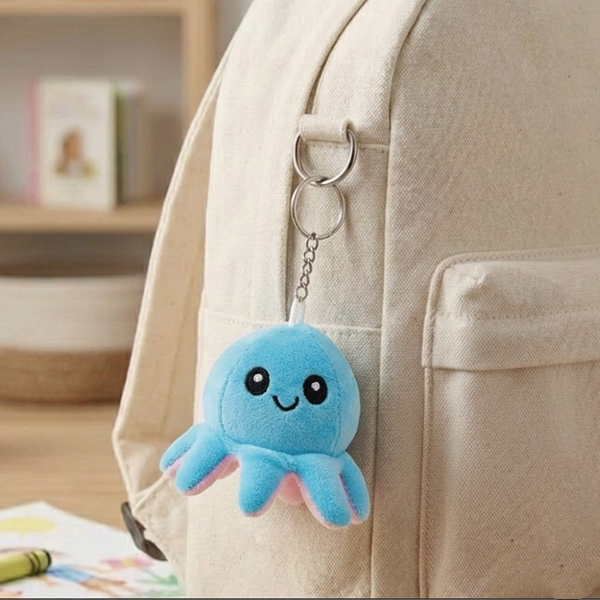 Mirada Octopus Keychain Toy - Blue -11cm