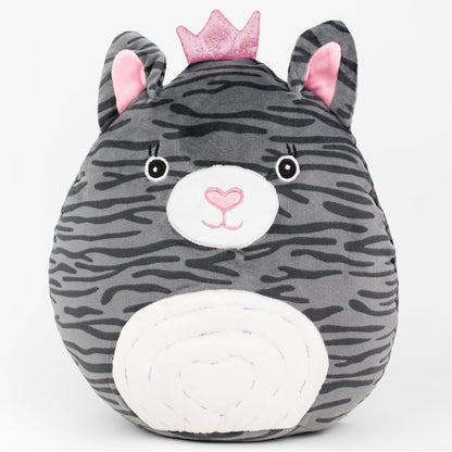 Mirada Cat Face Toy - Grey – 30cm