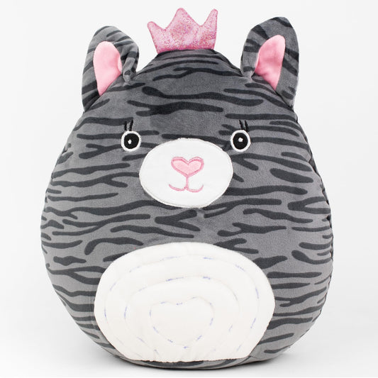 Mirada Cat Face Toy - Grey -30cm