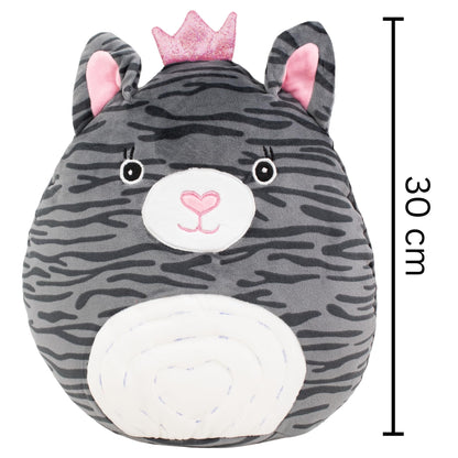 Mirada Cat Face Toy - Grey – 30cm