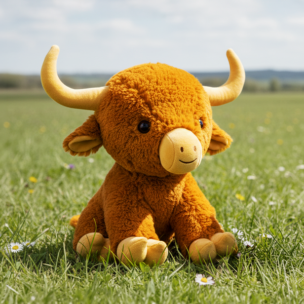 Mirada Highland Cow Plush Toy – 23cm