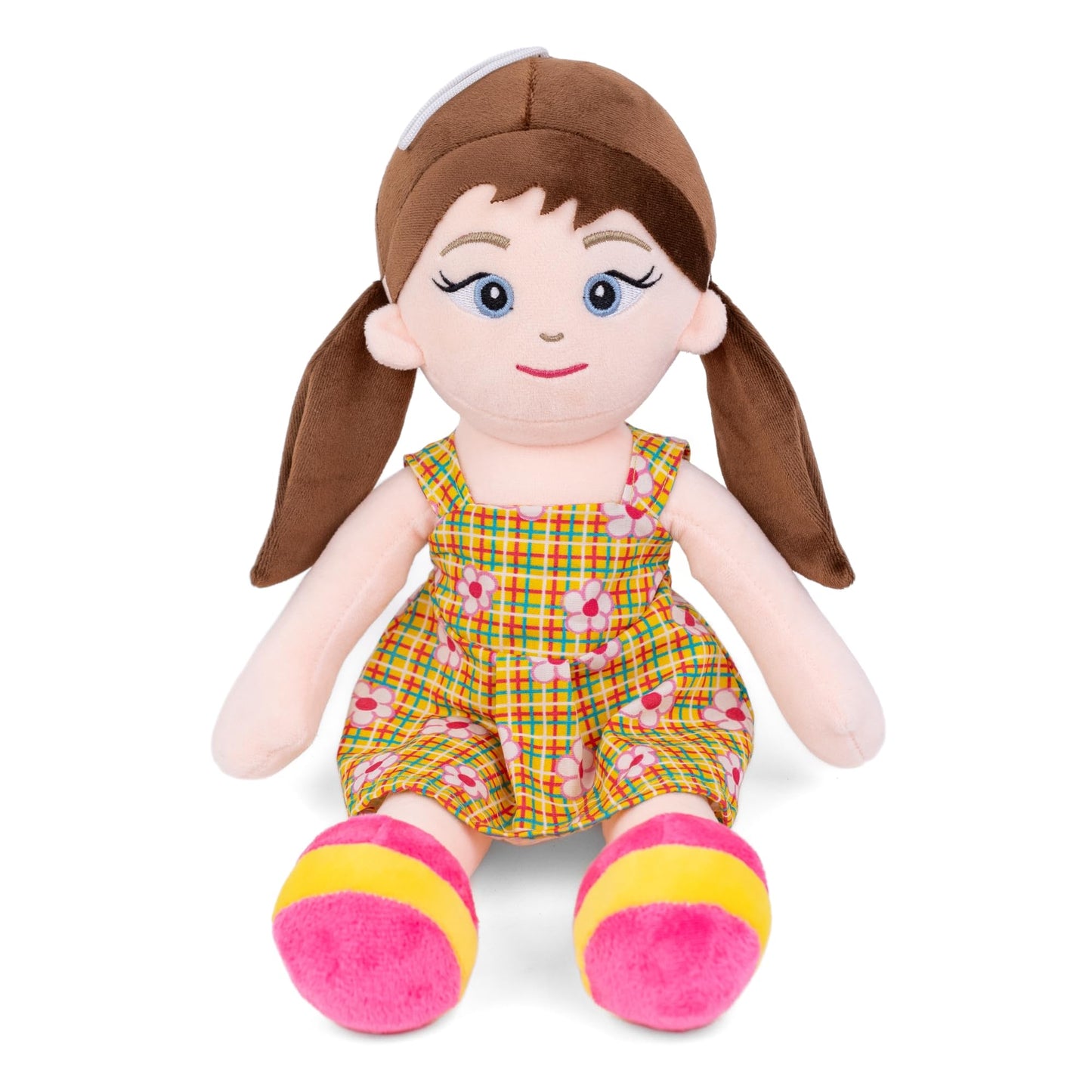 Mirada Flower Print Rag Doll Toy – 38cm