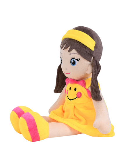 Mirada Yellow Sun Rag Doll Soft Toy - 38cm