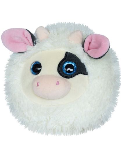 Mirada White Cow Face Soft Toy - 14cm