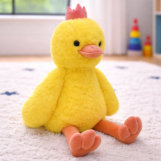 Mirada Duck with Crown Toy - Yellow – 35cm