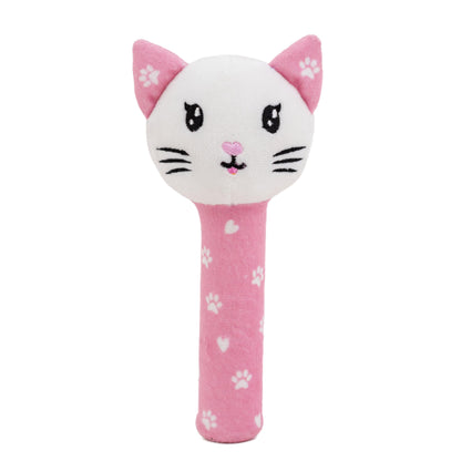 Mirada Kitty Rattle Soft Toy – 18cm