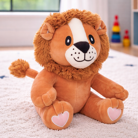 Mirada Sitting Lion Toy - Brown – 27cm