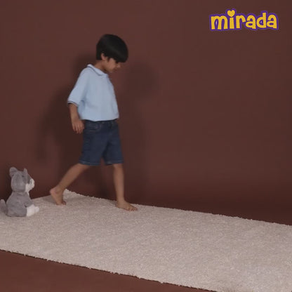 Mirada Glitter Eye Husky Dog Toy - Light Grey – 25cm