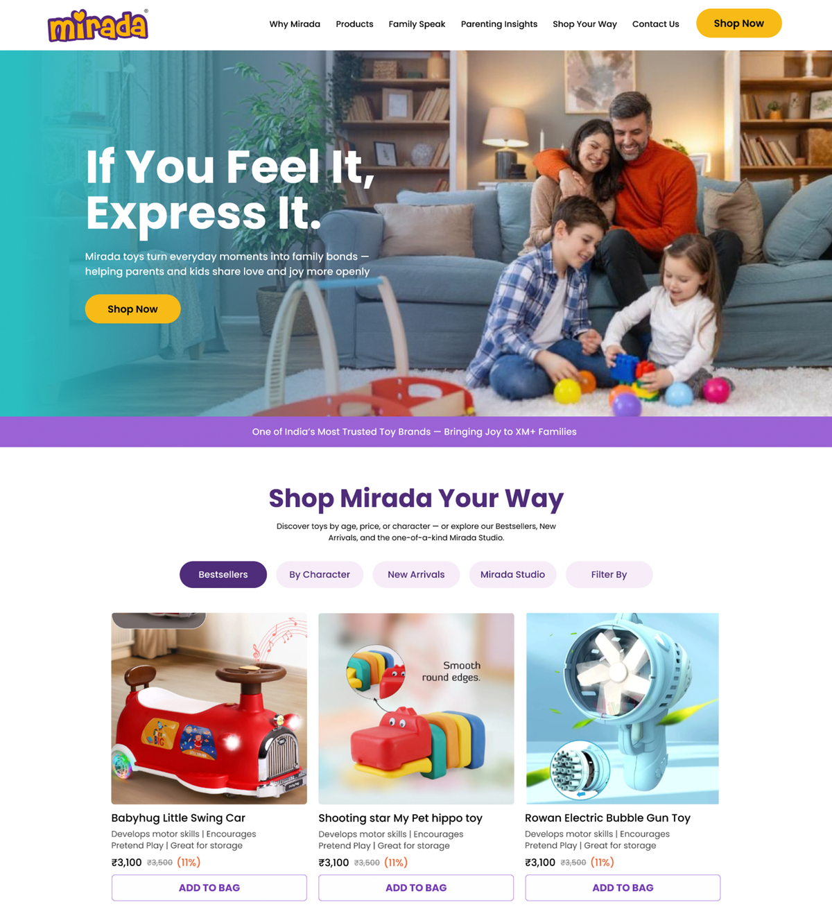 Shop Mirada Originals at Miradakids.com/xxx