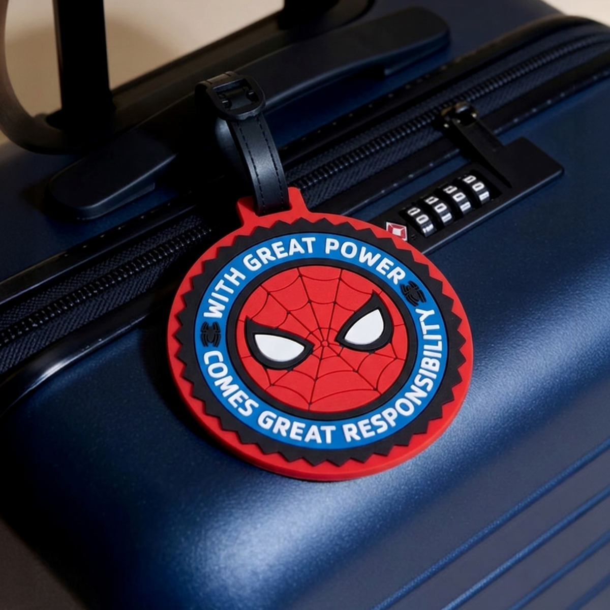 Mirada Marvel Spiderman Luggage Tag