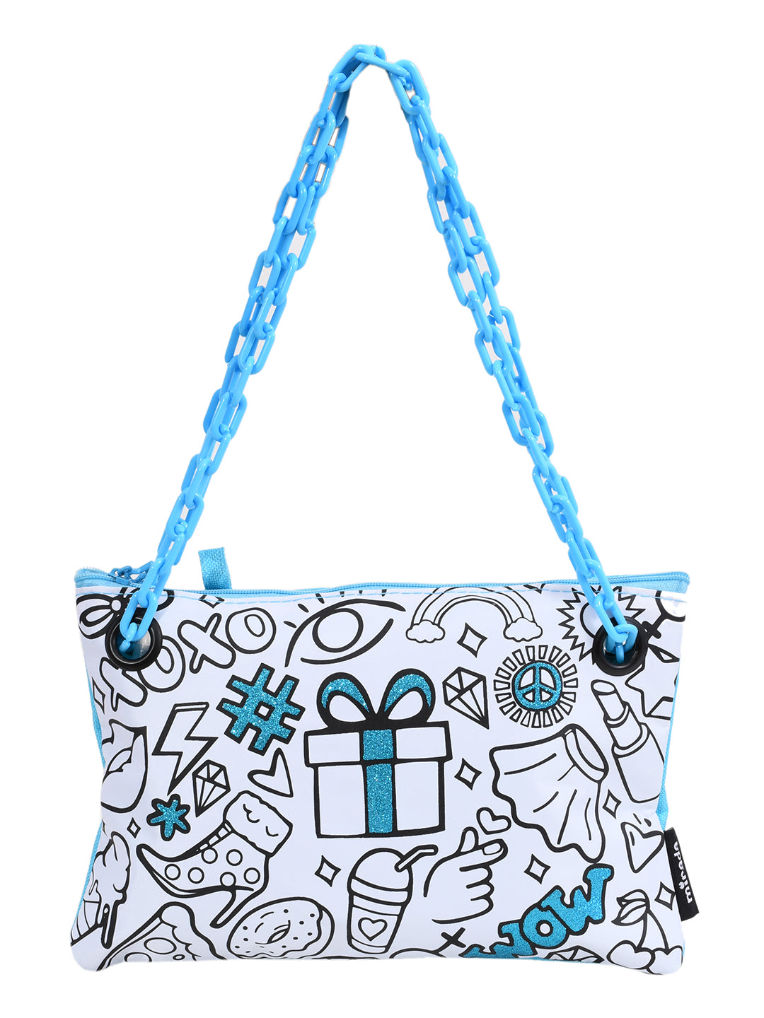 Mirada Color Your Own Funky Purse Shoulder Bag