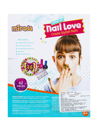 Mirada Press On Nails - Love for Kids- Multi