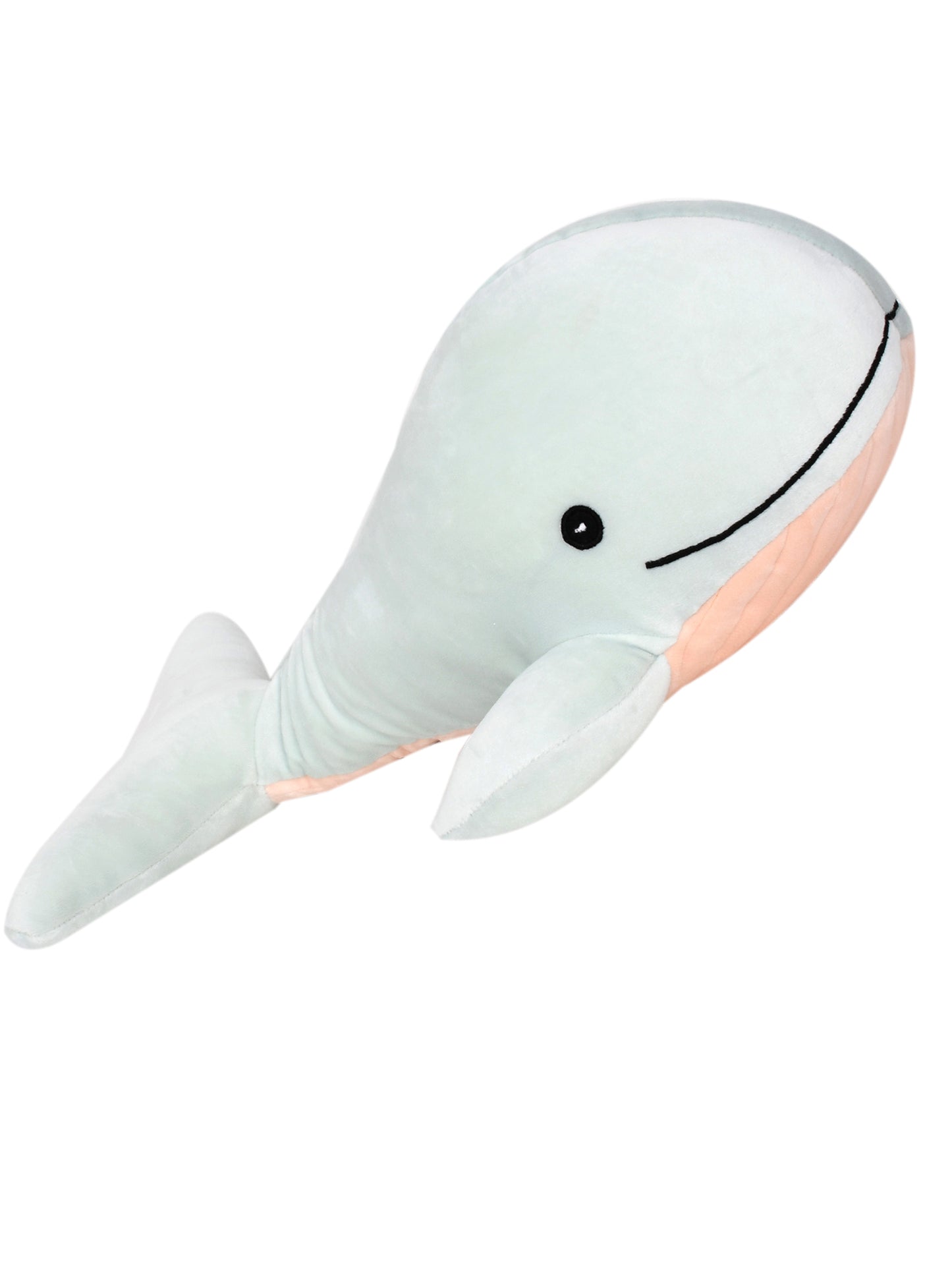 Mirada Big Floppy Plush Stuffed Whale Soft Toy -Cyan(47cm)