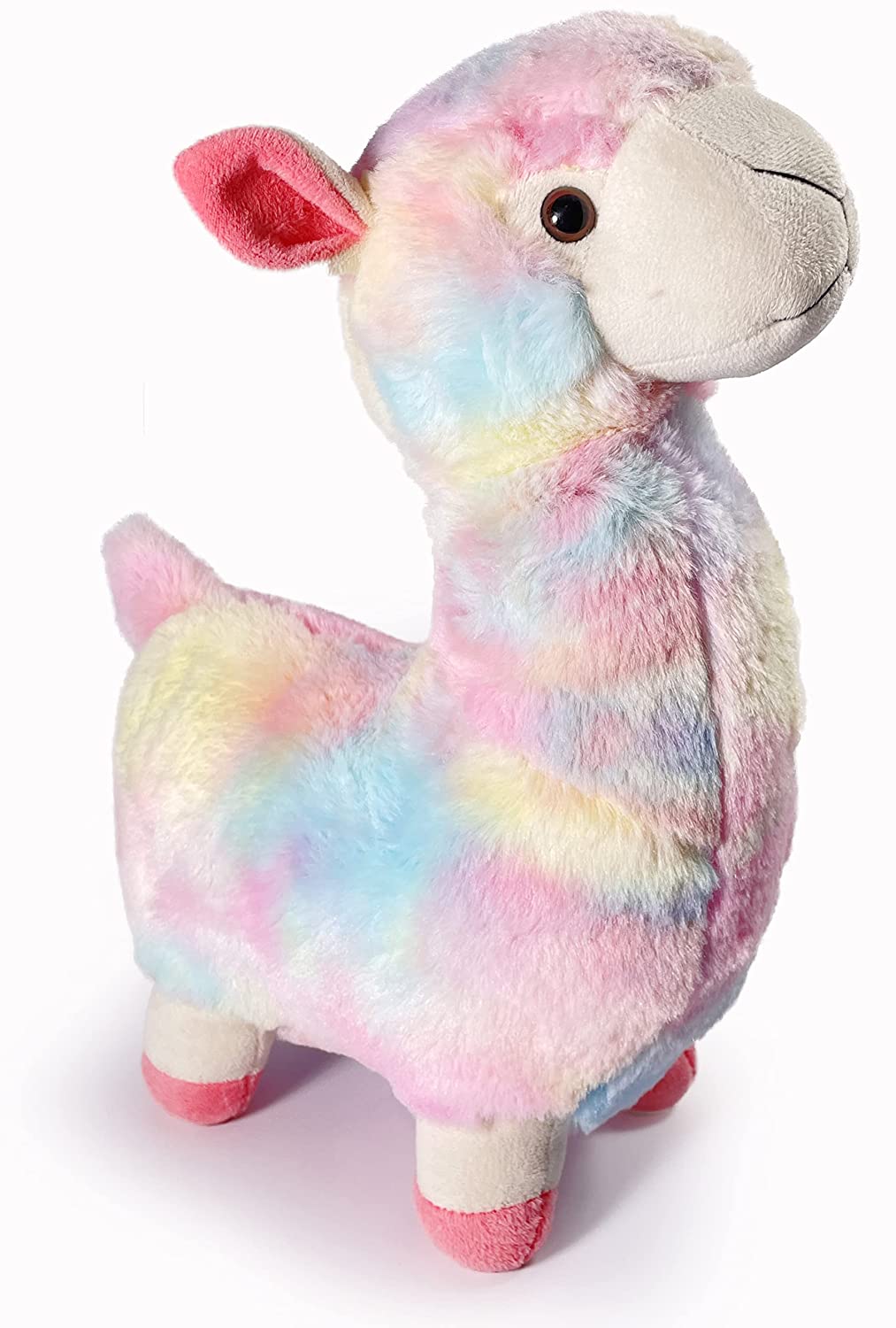 Mirada Multicolor Plush stuffed Standing Rainbow Llama Soft Toy – 35cm