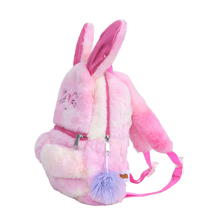 Mirada 30cm Bunny with Crown Toy Bag - TD Pink