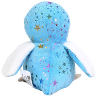 Mirada Blue Foil Cute Plush Penguin with Glitter Eye Stuffed Soft Toy - 18 cm