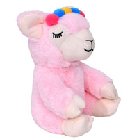 Mirada Pink Cute Plush Llama Coin Bank Stuffed Soft Toy - 25 cm