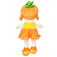 Mirada Orange Plush Stuffed Cute Huggable Heart Girl Big Doll Soft Toy - 50 cm
