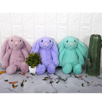 Mirada Purple Cute Plush Huggable Bunny Stuffed Soft Toy - 23 cm