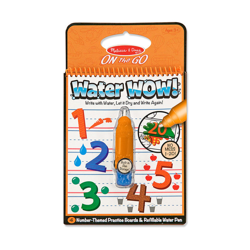 Melissa & Doug Water Wow Numbers, Multicolour