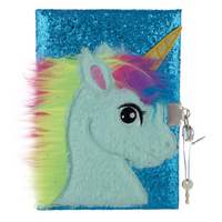 Mirada Unicorn Plush Notebook