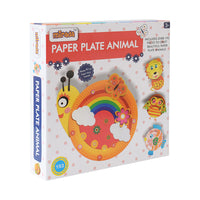 Mirada Art & Craft Paper Plate Animal, Creative Gift Set for Boys & Girls 6+ (MAC2003)
