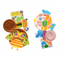 Mirada Art & Craft Paper Plate Animal, Creative Gift Set for Boys & Girls 6+ (MAC2003)