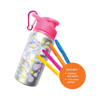 Mirada Color Your Own – Unicorn Bottle, Ideal Gift Set for Boys & Girls, 6+ (MAC2006)