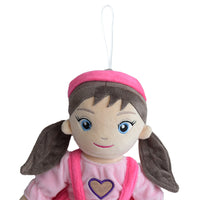 Mirada Cute Huggable Beautiful Heart Doll Stuffed Soft Toy for Kids/Girls/Birthday Gift -38 cm