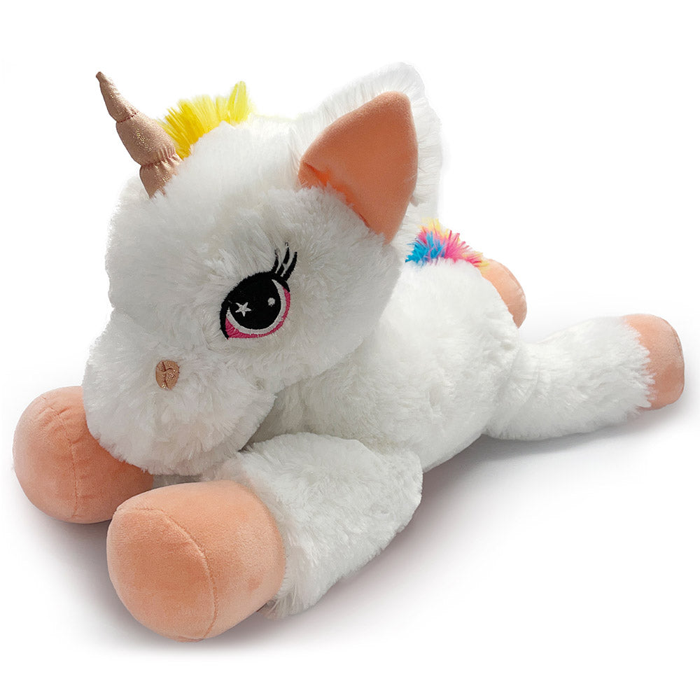 Mirada Big Floppy Stuffed Unicorn Soft Toy with Pink Paws Plush Toy -White(52cm)