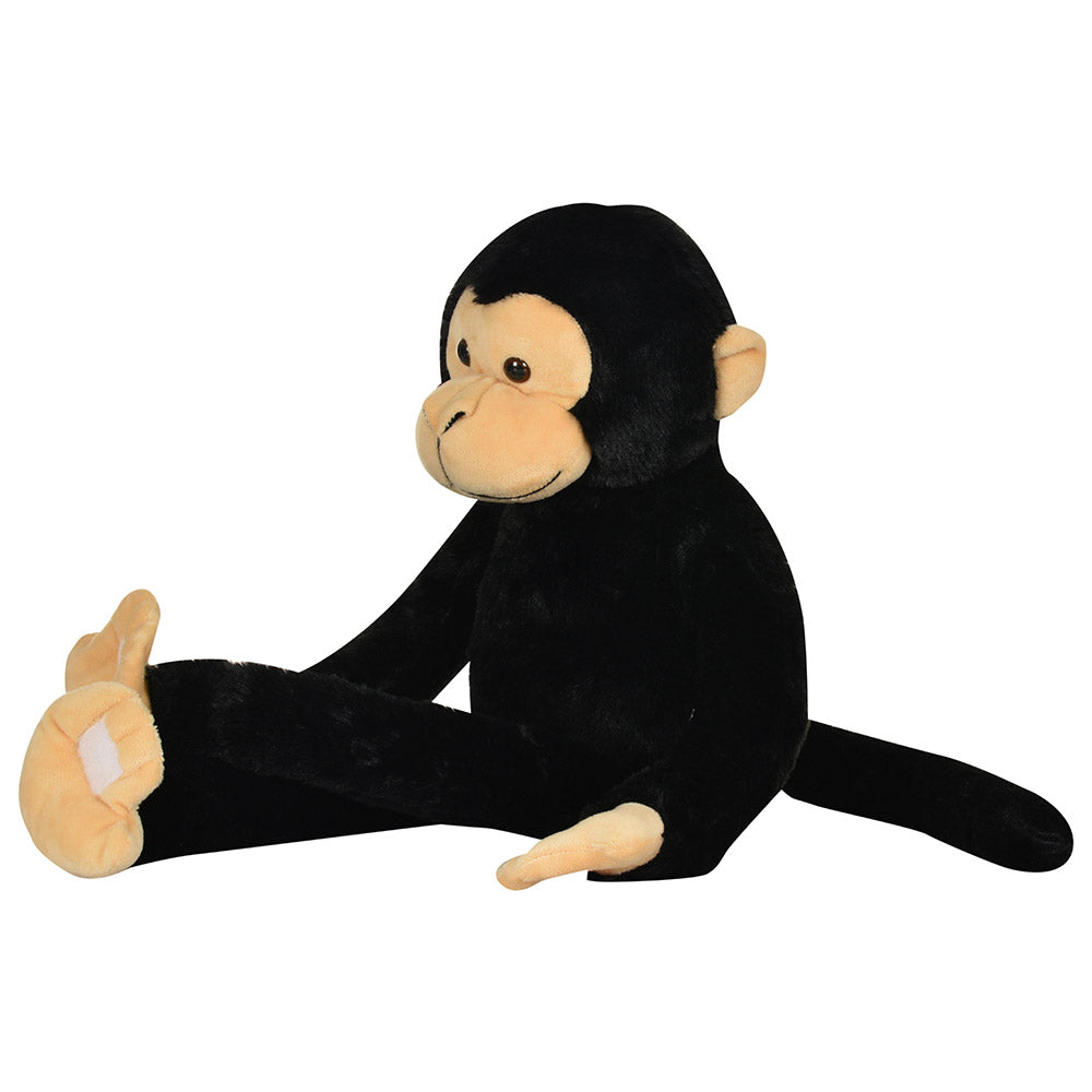 Mirada Black Cute Plush Stuffed Hanging Monkey Soft Toy - 52 cm