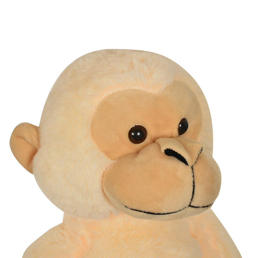 Mirada Butter Yellow Cute Plush Stuffed Glitter Eye Monkey Soft Toy - 52 cm