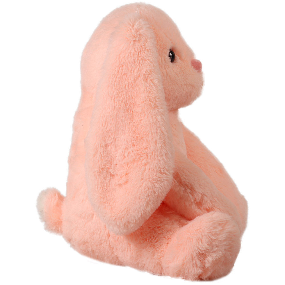 Mirada Peach Cute Plush Stuffed Huggable Bunny Soft Toy - 35 cm(Peach)