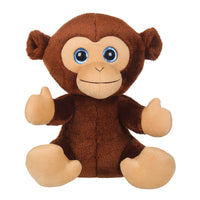 Mirada Sitting Brown Monkey Soft toy With Glitter Eye -25cm