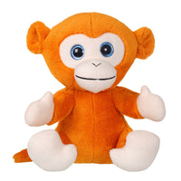 Mirada Light Brown Plush Stuffed Toy Glitter Eye Monkey Soft Toy - 25cm