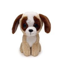 Mirada Plush Stuffed Beige Glitter Eyes Dog Soft Toy - 25cm