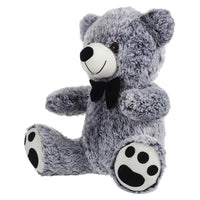 Mirada 32cm Sitting Bear Soft Toy - Dual Black